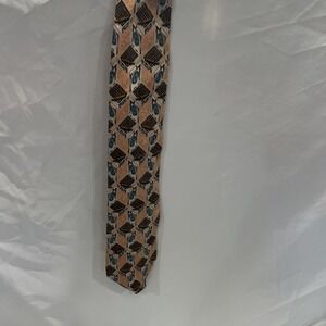 Prestige Men's Tie Silk Made n USA.Cigars And Bands unique collectors vintage 35